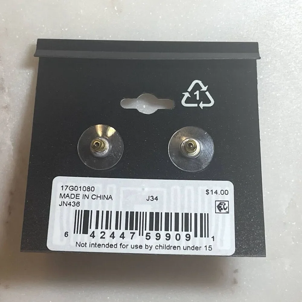 Napier | Gold Tone Small Open Hoop Earrings NWT